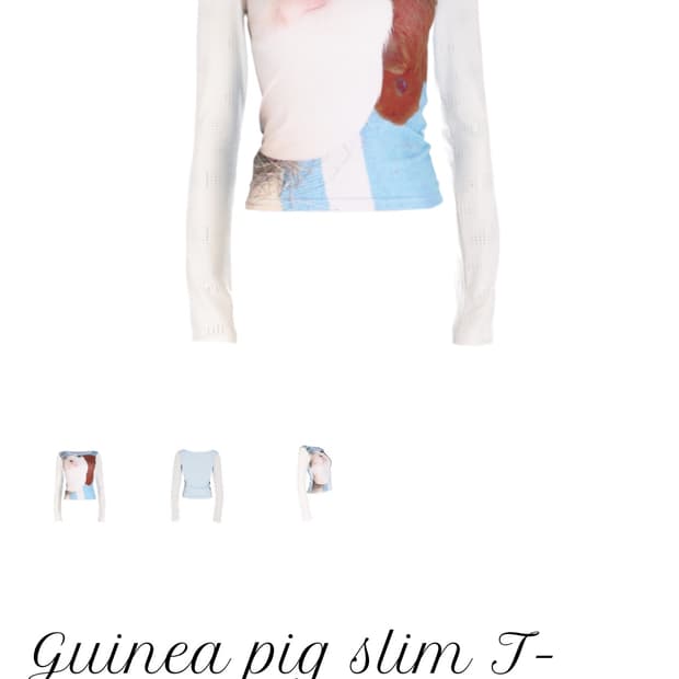 혼쿄 기니피그 슬림 티