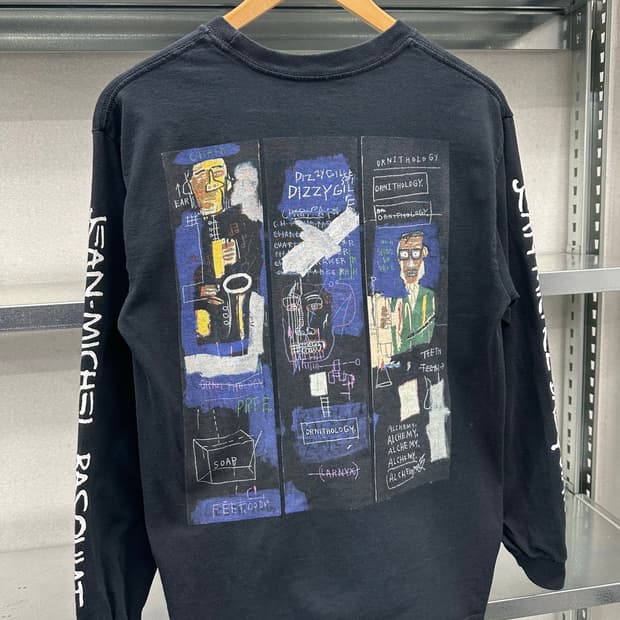 (M)00'S  바스키아 빈티지긴팔-M1718