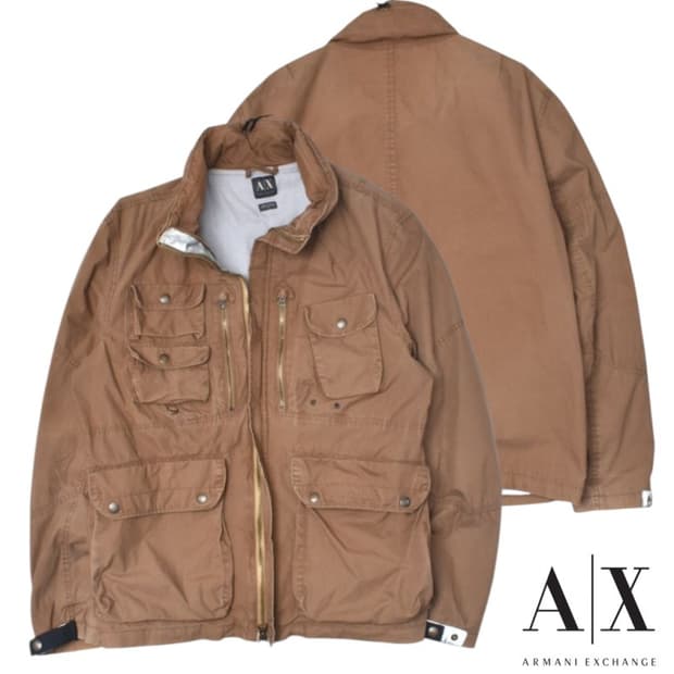 00S 아르마니 익스체인지 유틸리티 M65 야상 필드 자켓 L N0822
