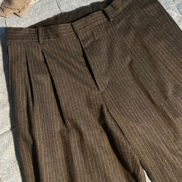 wide pleated trouser sunflower(46)
