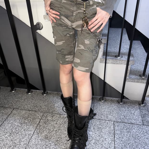 camoflage half pants