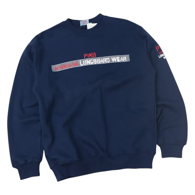 PIKO 피코 빈티지 하와이안 롱보드 웨어 그래픽 맨투맨 (M)