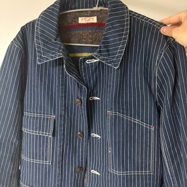 슈가케인 와바시 데님 초어 자켓