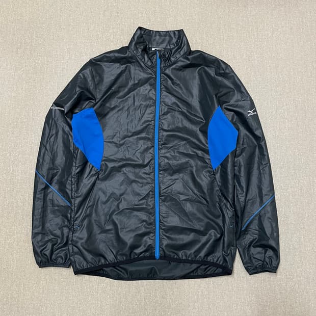 [택포] 미즈노 웜업 바람막이 블랙 점퍼 M