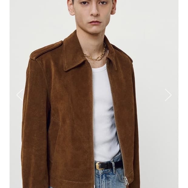 토니웩 에폴렛 스웨이드 자켓 xl 구매합니다