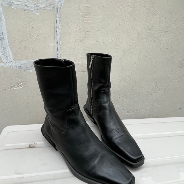 레더 부츠 235