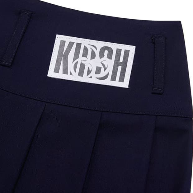 키르시 테니스 스커트 IH 네이비