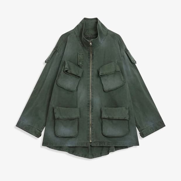 openyy cargo pocket field 카고포켓필드자켓 카키