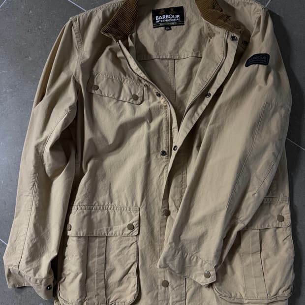 바버 인터네셔널 썸머 워시 듀크 자켓 XXL