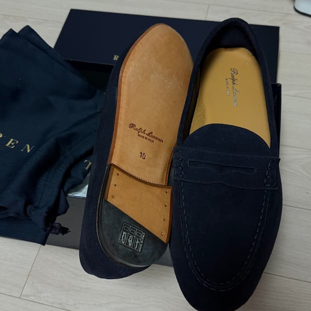 Ralph Lauren 랄프로렌 퍼플라벨 스웨이드 로퍼