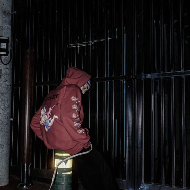 [정품]슈프림 하누만 후드티 레드