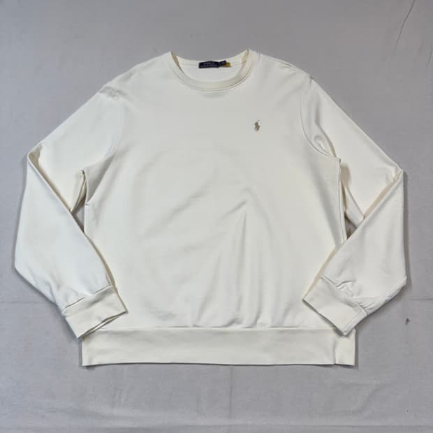 L) 폴로 랄프로렌 루프백 플리스 맨투맨 스웨트셔츠 신형 큐알탭