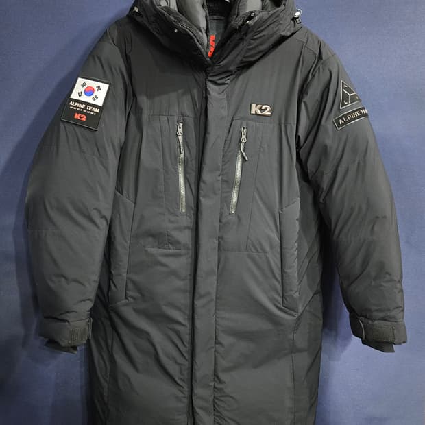 케이투 코볼트 베르시나 블랙 남성 100 구스다운 대장급 롱패딩 