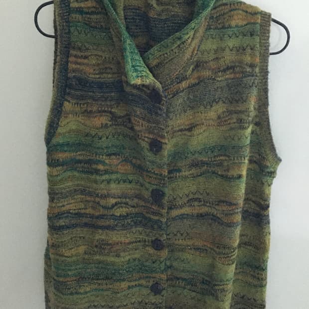 일본 빈티지 조끼