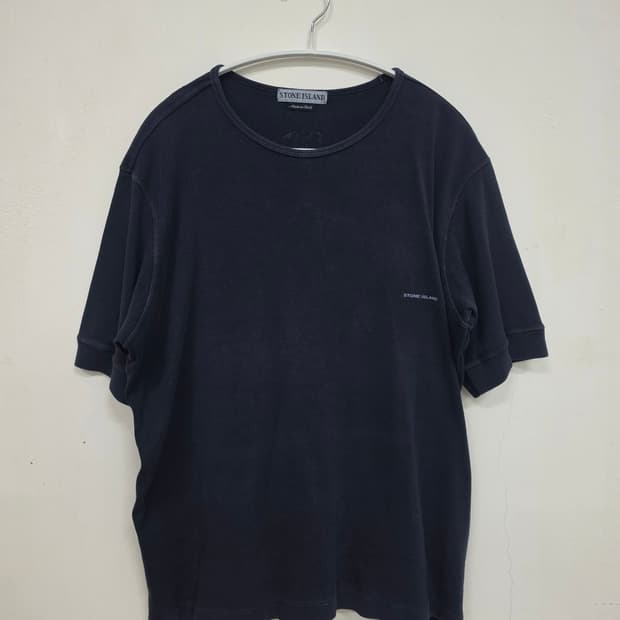 00s 스톤아일랜드 박시핏 립드 소매 티셔츠