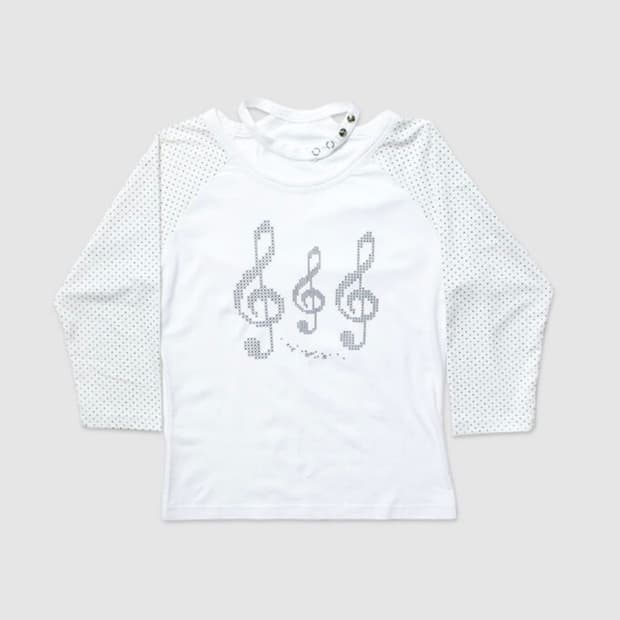 인앤양인하모니 멜로디 티셔츠 화이트