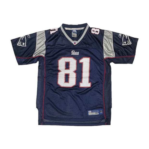 리복 NFL 뉴잉글랜드 패트리어츠 랜디 모스 럭비 져지