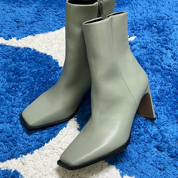 아소스 세이지 그린 앵클 부츠