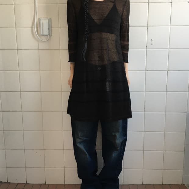 Pattern mesh onepieece