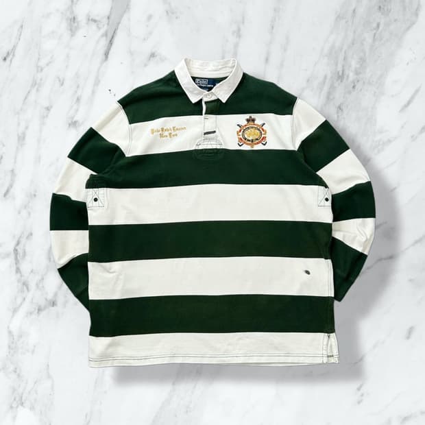 폴로 랄프로렌 스트라이프 카라티