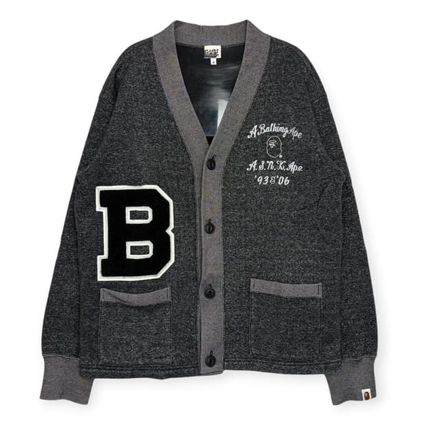 베이프 레터맨 가디건