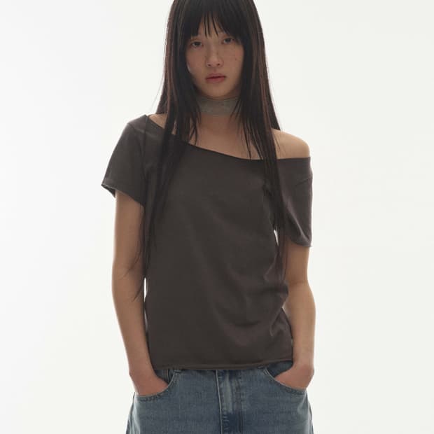  WING T-SHIRT CHARCOAL