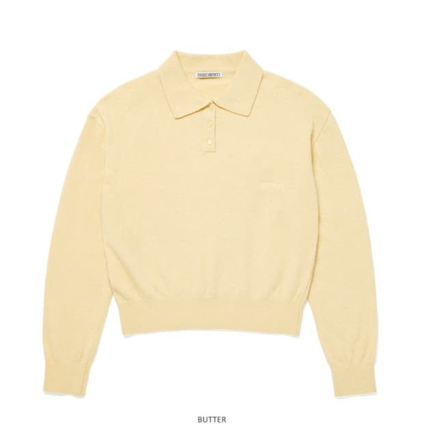 안젤로 비안코 Kamela Collar Knit Yellow