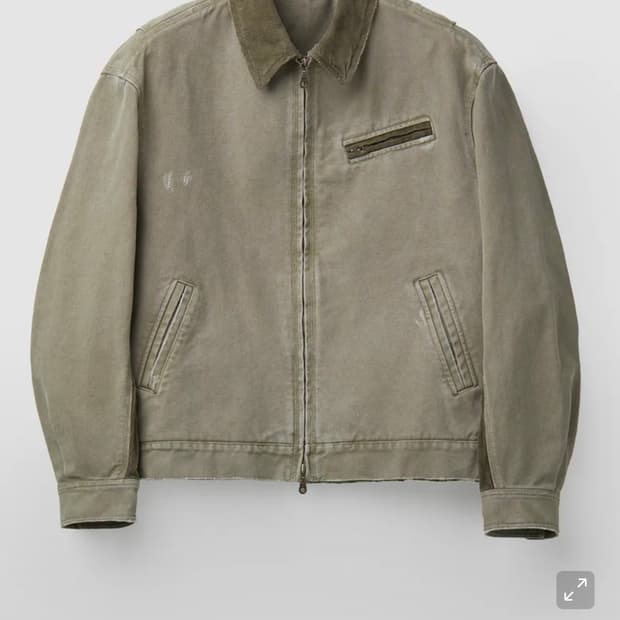 쿠어 오버 페이디드 워크자켓