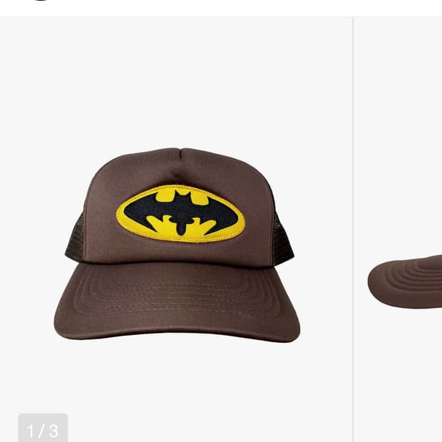 퍽댓너드샵 배트맨 모자