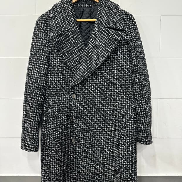 지오 송지오 모 체크 코트