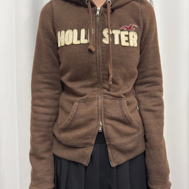 holiser fur twoway hood zipup