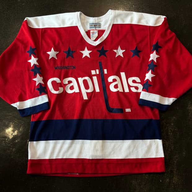CCM NHL 워싱턴 캐피털스 하키 저지
