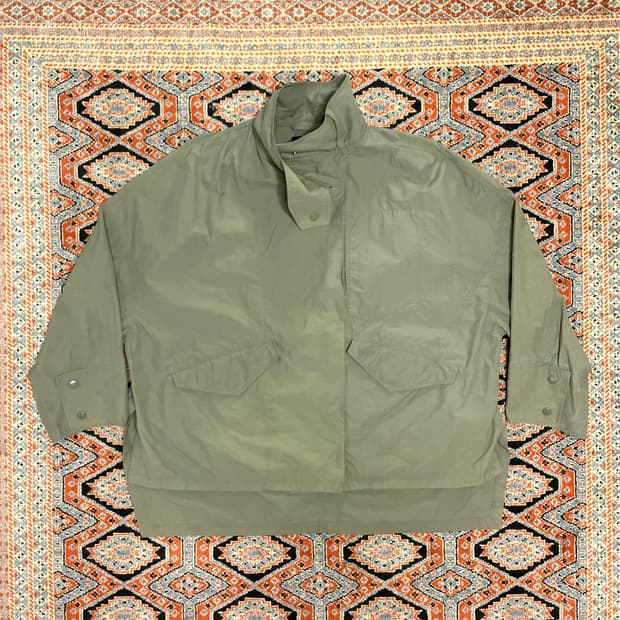 시스템 카키 오버핏 야상 자켓 여성FREE