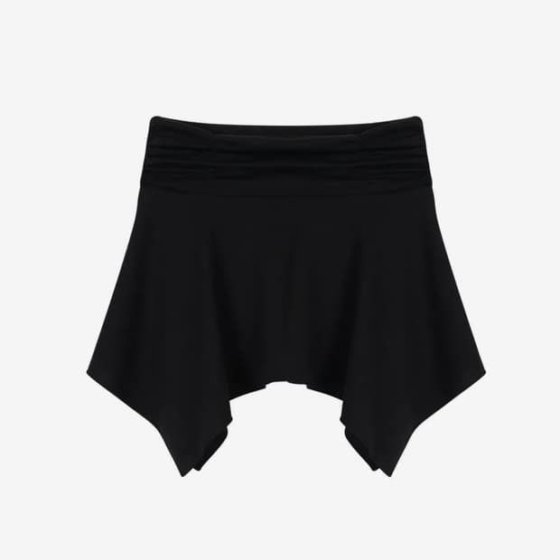 잇자바이브 코튼 플레어 미니 스커트