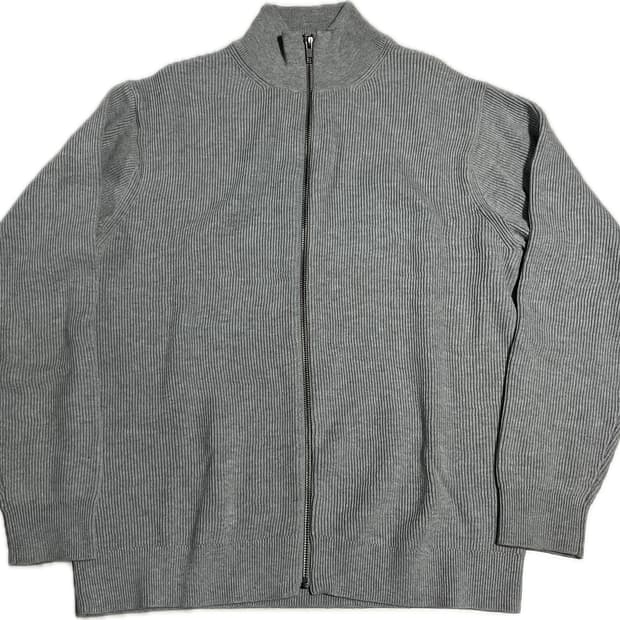 무인양품 니트집업 그레이 L