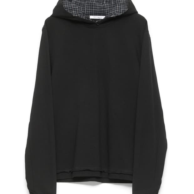 해칭룸 26ss ear hole hoodie black