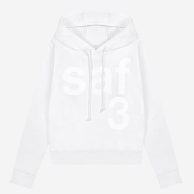 사파리스팟 1/2 BASIC SAFARI HOODIE-WHITE