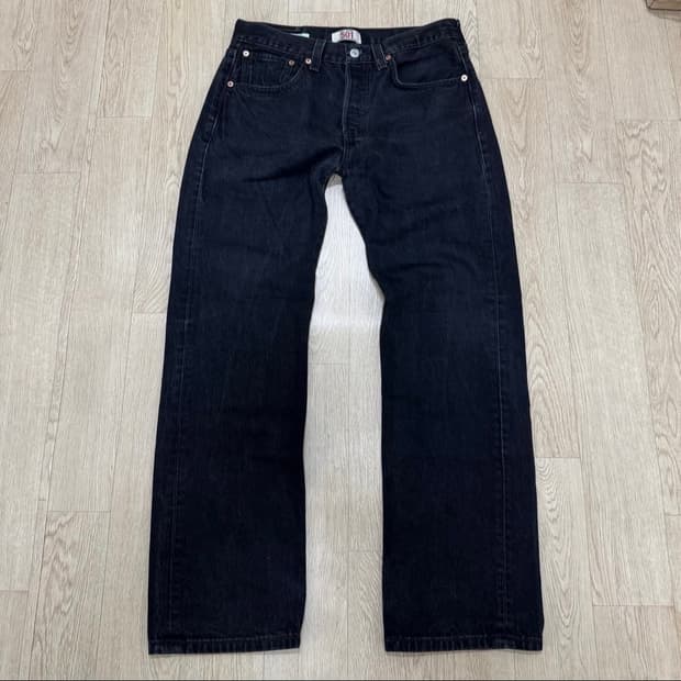 00s levis 501 흑청 데님 32