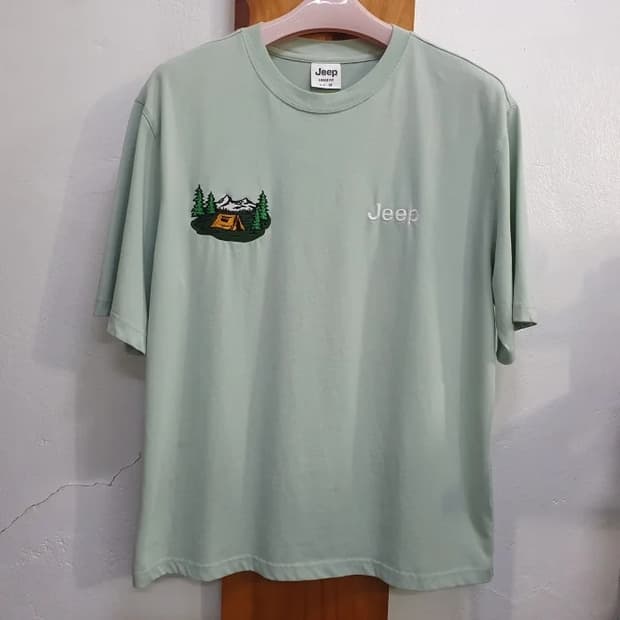 Jeep 루저핏 반팔 라운드티(105)