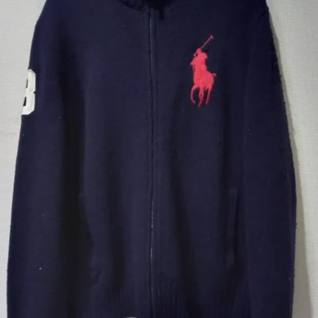 폴로 POLO 빅포니 니트집업 90/S