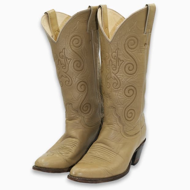 저스틴(Justin) 웨스턴 레더 부츠 7B(235-240)사이즈 BT