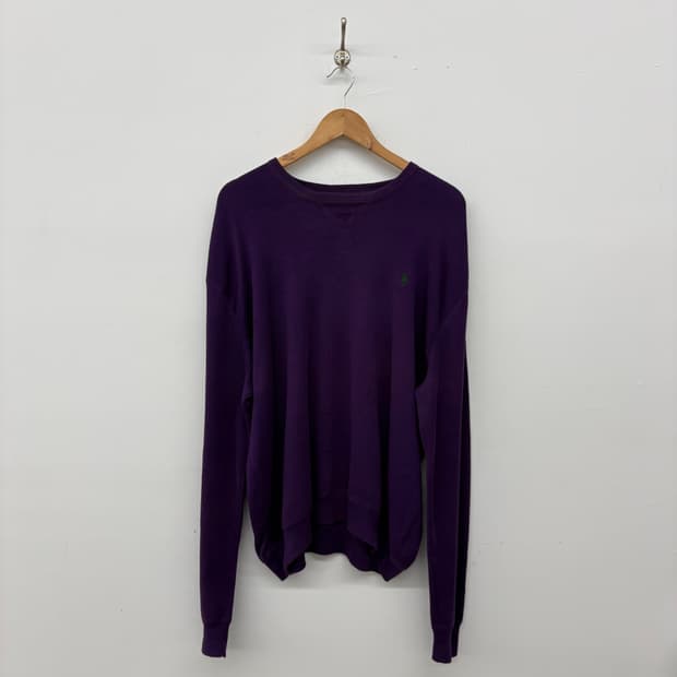 폴로 랄프로렌 퍼플 니트 스웨터 여/XL