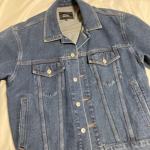 무신사스탠다드 데님트러커 자켓 L