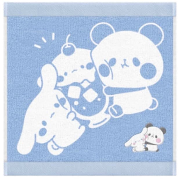 산리오 시나모롤 양면 수건 25cm