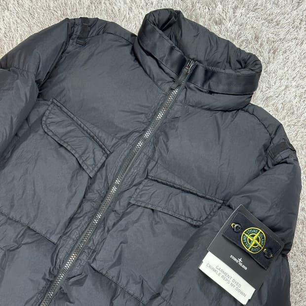 [XL] 정품 스톤아일랜드 22FW 크링클랩스 논후드 패딩