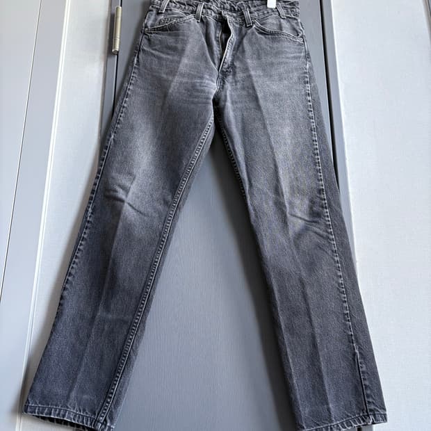 (33x34, 실측 32) 리바이스 505 USA 오렌지탭 흑청