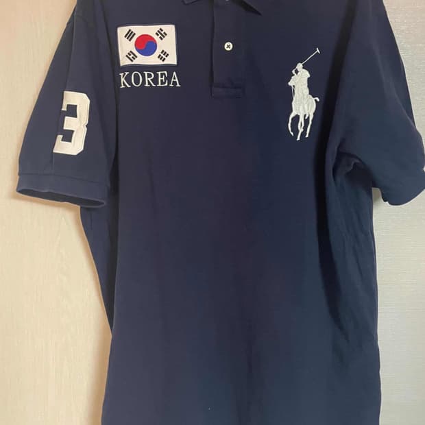 [정품/유일매물] 폴로 빅포니 한국 태극기 L