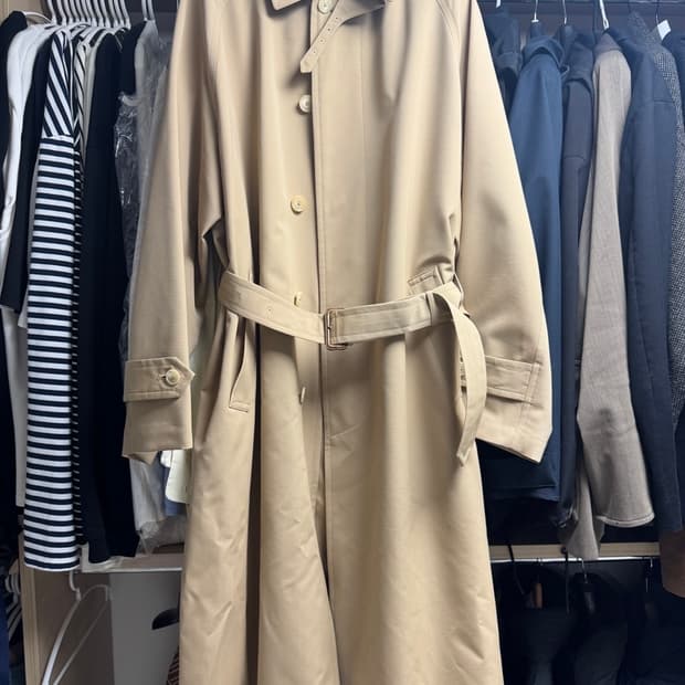 오라리 울 맥스 캔버스 수티엥 카라 코트(트렌치코트) 5사이즈