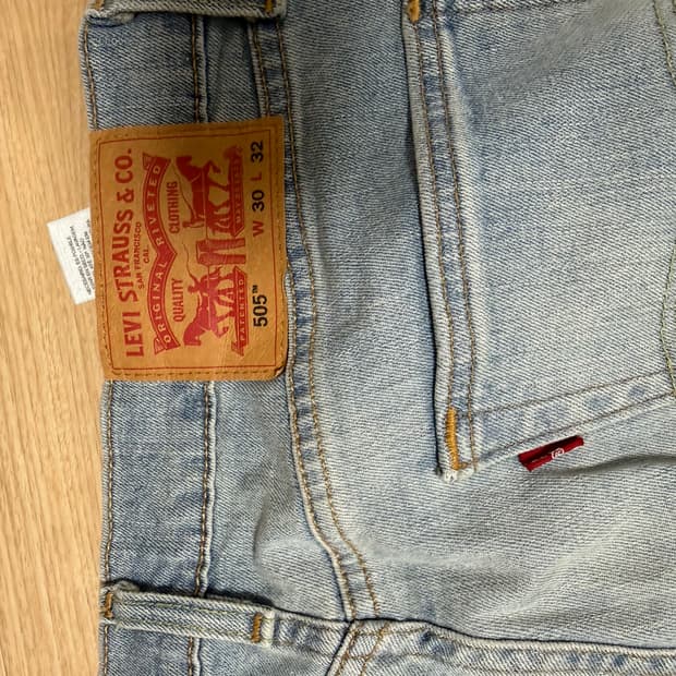 리바이스 505 연청 데님 W30 L32
