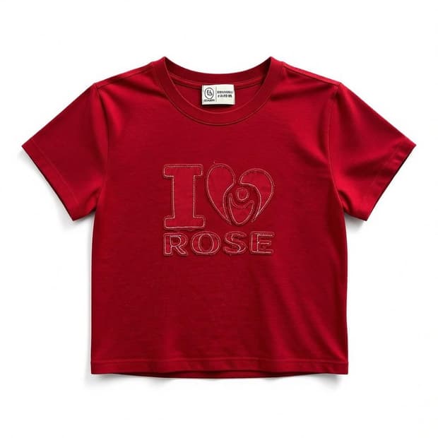 HAVISM 해비즘 크롭 반팔 티셔츠 